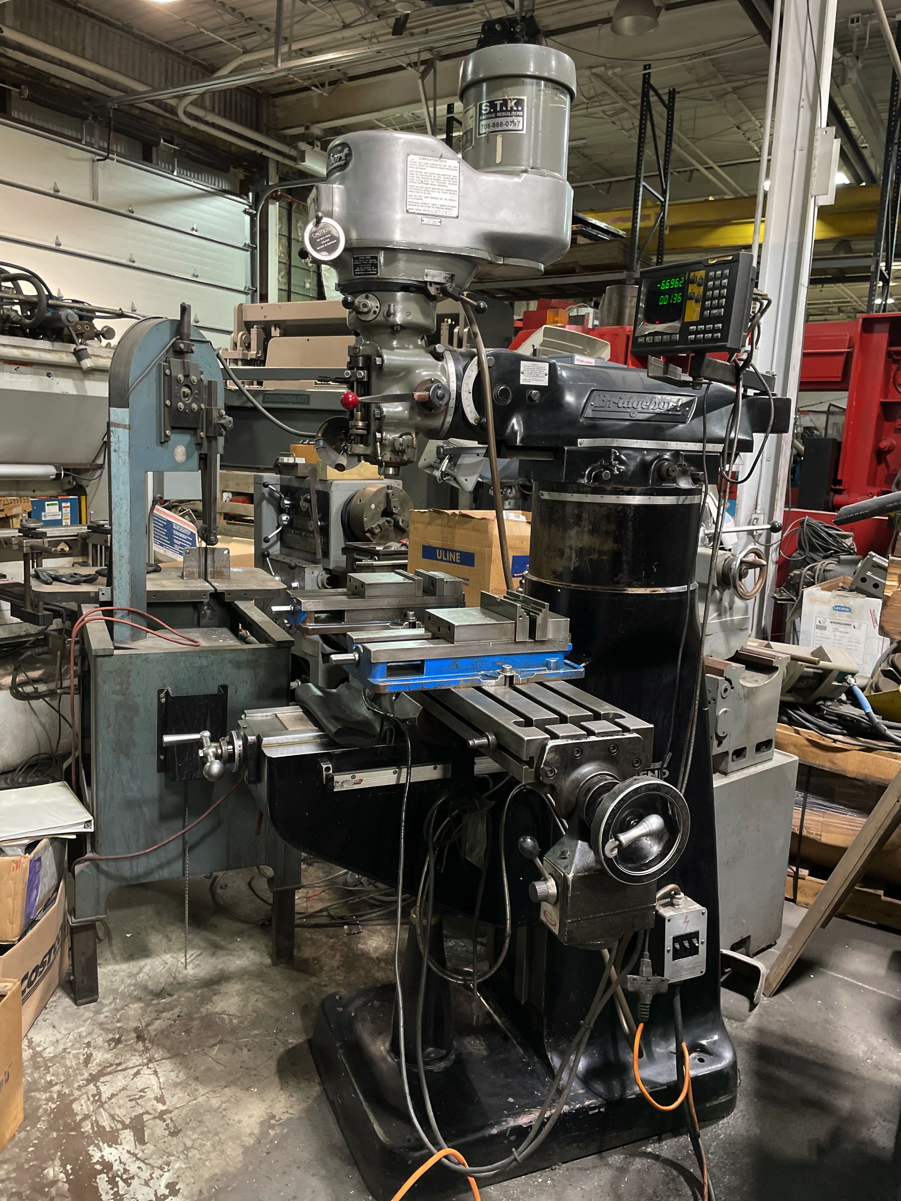 Pre Owned Bridgeport XL Legend Vertical Mill             SN 284551